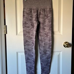 Gymshark Purple Camo Seamless Legging